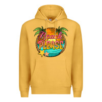 Mustard beach please Premium Hoodie - Jasminsmagicworld
