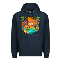 Navy beach please Premium Hoodie - Jasminsmagicworld