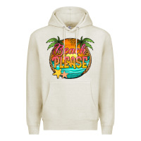 Oatmeal Heather beach please Premium Hoodie - Jasminsmagicworld