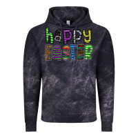 Cloud Black Happy Easter Vintage Hoodie - CowhideDigitalArt