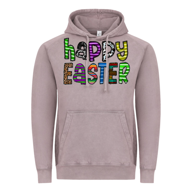 Happy Easter Vintage Hoodie by CowhideDigitalArt | Teevron