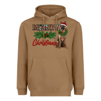 Toasted Coconut merry christmas german shepherd Heavyweight Hoodie - RanaPortraitStore