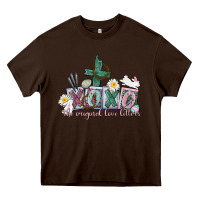 Chocolate Brown Xoxo the original love language Easter Day Heavy Core Tee - CowGirlArtShop
