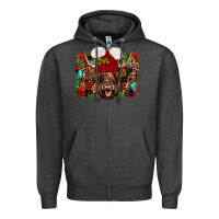 Charcoal Heather highland cow christmas Zipper Hoodie - JahusDesignShop