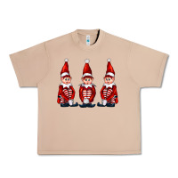 Burro Christmas Elfs Urban Heavy Tee - FaDigitalArtStudio