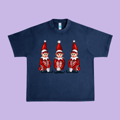 Christmas Elfs Urban Heavy Tee Designed By Fadigitalartstudio
