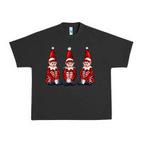 Pigment Black Christmas Elfs Urban Heavy Tee - FaDigitalArtStudio