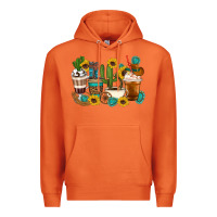 Carrot Coffee cups Premium Hoodie - Artiststas