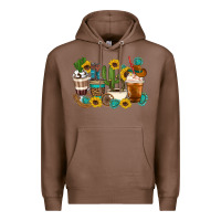 Chestnut Coffee cups Premium Hoodie - Artiststas