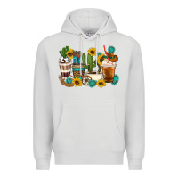 Dove Grey Coffee cups Premium Hoodie - Artiststas
