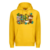 Lemon Coffee cups Premium Hoodie - Artiststas