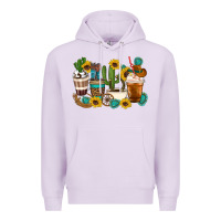 Lilac Coffee cups Premium Hoodie - Artiststas