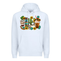 White Coffee cups Premium Hoodie - Artiststas