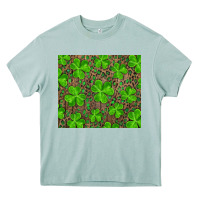 Arona Saint Patricks Day Shamrock And Leopard Heavy Core Tee - RanaPortraitStore