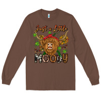Chestnut Just a Little Moody Long Sleeve Tee - CowhideDigitalArt