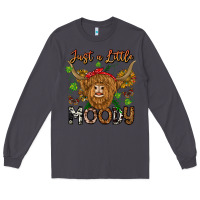 Smoke Just a Little Moody Long Sleeve Tee - CowhideDigitalArt