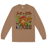 Toasted Coconut Just a Little Moody Long Sleeve Tee - CowhideDigitalArt