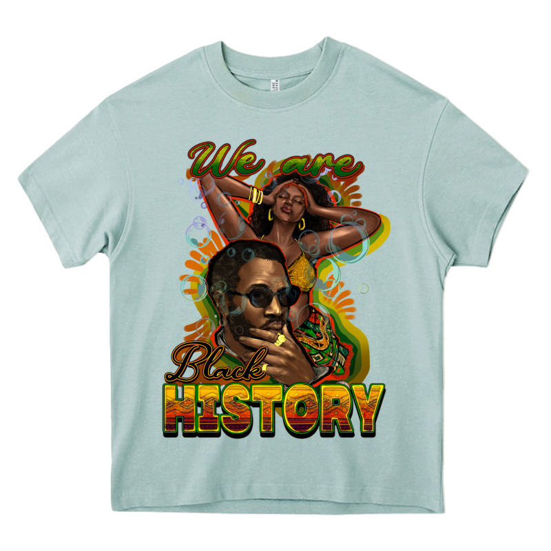 We Are Black History Heavy Core Tee by HowdyJamesFarm | Teevron