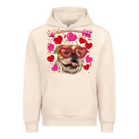 Sandshell valentine's day  brown english bulldog Urban Hoodie - RanaPortraitStore