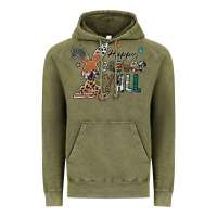Vintage Olive Happy Easter Y'all Vintage Hoodie - CowhideDigitalArt