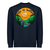 Navy life is better at the river Heavyweight Sweatshirt - JahusDesignShop