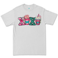 Dove Grey xoxo coffee cups Premium Tee - OliviaCreatesArt
