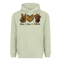 Matcha peace love labrador Heavyweight Hoodie - RanaPortraitStore