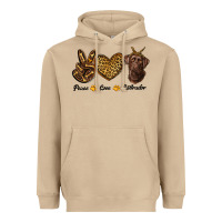 Mushroom peace love labrador Heavyweight Hoodie - RanaPortraitStore