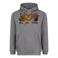 Storm peace love labrador Heavyweight Hoodie - RanaPortraitStore