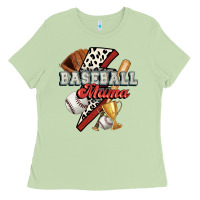 Matcha baseball mama Ladies Tee - FaDigitalArtStudio