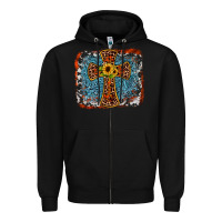 Black western cross Zipper Hoodie - JahusDesignShop