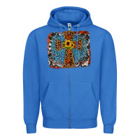 True Royal western cross Zipper Hoodie - JahusDesignShop