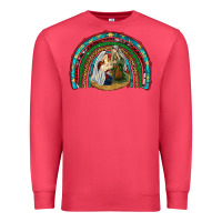 Cardinal holy family rainbow Premium Sweatshirt - RanaPortraitStore