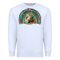 White holy family rainbow Premium Sweatshirt - RanaPortraitStore