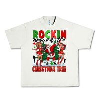 Pistachio Rockin Around The Christmas Tree Urban Heavy Tee - FaDigitalArtStudio