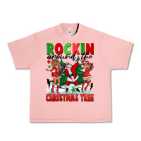 Salmon Rockin Around The Christmas Tree Urban Heavy Tee - FaDigitalArtStudio