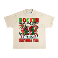 Sandshell Rockin Around The Christmas Tree Urban Heavy Tee - FaDigitalArtStudio