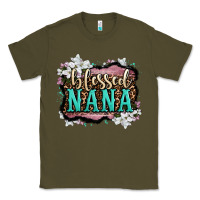 Army Green blessed nana Classic Tee - OliviaCreatesArt