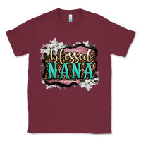Burgundy blessed nana Classic Tee - OliviaCreatesArt