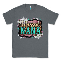 Charcoal Heather blessed nana Classic Tee - OliviaCreatesArt