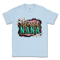 Dusty Blue blessed nana Classic Tee - OliviaCreatesArt