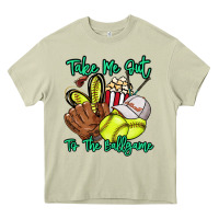 Mossy Take me out to the ballgame Heavy Core Tee - HowdyJamesFarm