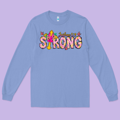 Joshua Strong Long Sleeve Tee Designed By Cowhidedigitalart