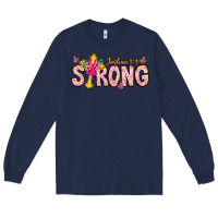 Navy joshua strong Long Sleeve Tee - CowhideDigitalArt