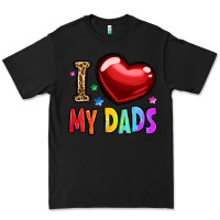 Black i love my dads Premium Tee - OliviaCreatesArt