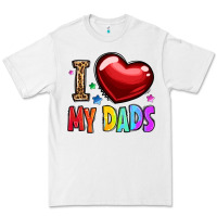 White i love my dads Premium Tee - OliviaCreatesArt