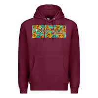 Burgundy Hello fall gnomes Premium Hoodie - Artiststas