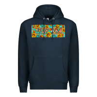 Navy Hello fall gnomes Premium Hoodie - Artiststas