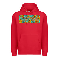 Red Hello fall gnomes Premium Hoodie - Artiststas