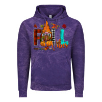 Cloud Purple Fall Vibes Vintage Hoodie - CowhideDigitalArt